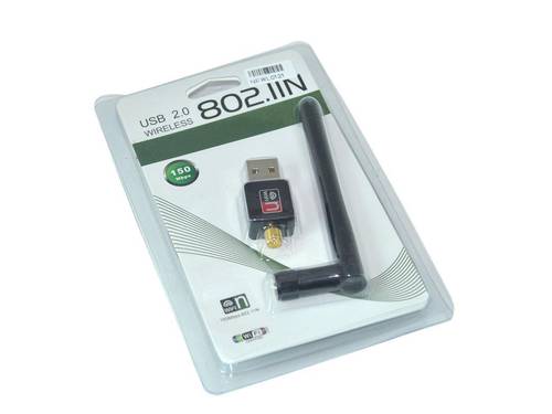 Купить Адаптер USB Wi-Fi 2,4 ГГц 802.1b/g/n 150 Mбит/с с антенной