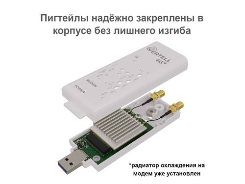 Изображение Модем USB cat4 на базе Foxconn T77W595 в корпусе LONG